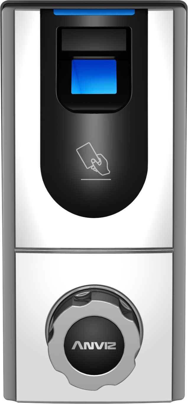 L100D II — биометрический замок со сканером отпечатков пальцев и RFID