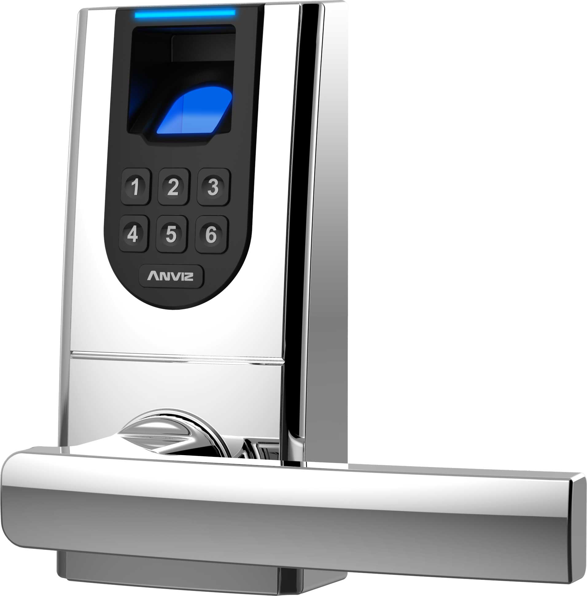 L100 — биометрический замок с паролем и сканером отпечатков пальцев
